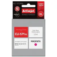 Canon ACC-571MNX inktpatroon (vervangt Canon CLI-571XLM; hoogwaardig; 12 ml; magenta)