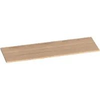 Brauer Ocean Slim Topblad 139,4x46cm - Massief Eiken - Lamellen Eiken Naturel - Badkamermeubels, Wastafelbladen - 8720359346940