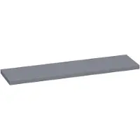 Brauer Ocean Slim Planchet 59x15cm MDF - Mat Grijs - Accessoires, Wastafel accessoires, Planchetten - 8720359337870