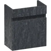 Brauer Joy Fonteinonderkast 39,5x21,6cm MFC - Rechtsdraaiend - Damascus - 8720359387998 - Wastafels, Fonteinen, Fonteinonderkasten
