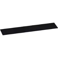 Brauer Ocean Slim Topblad 220,4x46cm - MDF - Mat Zwart - Badkamermeubels, Wastafelbladen - 8720359348517