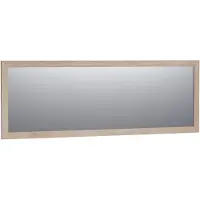 Brauer Citrine Spiegel 200x70cm - Frame Massief Eiken - Lamellen Eiken Wit - Rechthoekig - Spiegels, Badkamerspiegels - 8720359338822