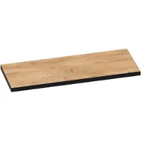 Brauer Ocean Edge Topblad 119,6x46cm - MFC - Forest Tan - Badkamermeubels, Wastafelbladen - 8720359377012