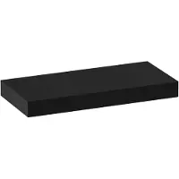 Brauer Creek Topblad Vrijhangend 99,6x50cm - MDF - Mat Zwart - Badkamermeubels, Wastafelbladen - 8720359388995