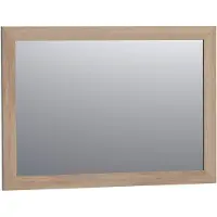 Brauer Citrine Spiegel 100x70cm - Frame Massief Eiken - Lamellen Eiken Naturel - Rechthoekig - Spiegels, Badkamerspiegels - 8720359338600