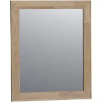 Saniclass Natural Wood spiegel 60x70x1.8cm rechthoek vingerlas zonder verlichting Grey oak