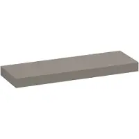 Brauer Creek Topblad Vrijhangend 139,4x50cm - MDF - Mat Taupe - Badkamermeubels, Wastafelbladen - 8720359388834