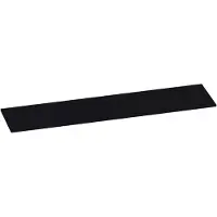 Brauer Ocean Slim Topblad 198,6x46cm - MDF - Mat Zwart - Badkamermeubels, Wastafelbladen - 8720359348449