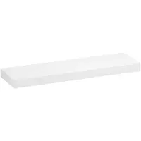 Brauer Creek Topblad Vrijhangend 160,6x50cm - MDF - Mat Wit - Badkamermeubels, Wastafelbladen - 8720359388759