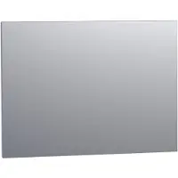 Saniclass Alu spiegel 90x70x2.5cm rechthoek zonder verlichting aluminium