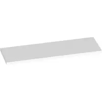 Brauer Ocean Medium Topblad 139,4x46cm - MDF - Mat Wit - Badkamermeubels, Wastafelbladen - 8720359348296