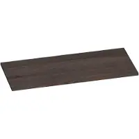 Brauer Ocean Slim Topblad 99,6x46cm - Massief Eiken - Lamellen Eiken Zwart - Badkamermeubels, Wastafelbladen - 8720359346704