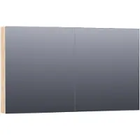Brauer Impress Spiegelkast 119x70cm MFC 2 Deuren - Forest Wheat - Spiegels, Spiegelkasten - 8720359344991