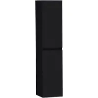 Brauer Joy Hoge Kast 160x35x35cm MDF - Mat Zwart - Badkamermeubels, Kolom- En Zijkasten, Hoge Kasten - 8720359308245