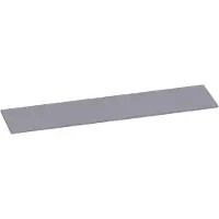 Brauer Ocean Slim Topblad 198,6x46cm - MDF - Mat Grijs - Badkamermeubels, Wastafelbladen - 8720359348401