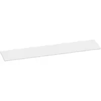 Brauer Ocean Slim Topblad 220,4x46cm - MDF - Mat Wit - Badkamermeubels, Wastafelbladen - 8720359348494