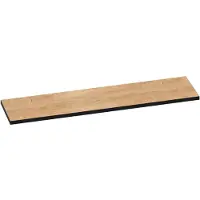 Brauer Ocean Edge Topblad 198,6x46cm - MFC - Forest Tan - Badkamermeubels, Wastafelbladen - 8720359377043