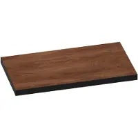 Brauer Ocean Edge Topblad 80,6x46cm - MFC - Forest Cacao - Badkamermeubels, Wastafelbladen - 8720359377357
