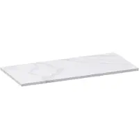 Brauer Mirage Topblad 99,6x46cm - Calacatta Gold - Badkamermeubels, Wastafelbladen - 8720359385482