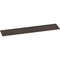 Brauer Ocean Slim Topblad 220,4x46cm - Massief Eiken - Lamellen Eiken Zwart - Badkamermeubels, Wastafelbladen - 8720359347206