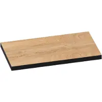 Brauer Ocean Edge Topblad 80,6x46cm - MFC - Forest Tan - Badkamermeubels, Wastafelbladen - 8720359377081