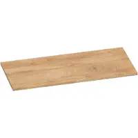 Brauer Ocean Slim Topblad 99,6x46cm - MFC - Forest Tan - Badkamermeubels, Wastafelbladen - 8720359348821