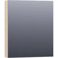 Brauer Impress Spiegelkast 59x70cm MFC 1 Deur - Rechtsdraaiend - Sunlit - Spiegels, Spiegelkasten - 8720359345509
