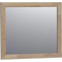 Saniclass Natural Wood spiegel 80x70x1.8cm rechthoek vingerlas Grey oak