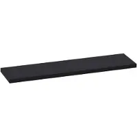 Brauer Ocean Slim Planchet 59x15cm MDF - Mat Zwart - Accessoires, Wastafel accessoires, Planchetten - 8720359337900