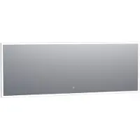 Brauer Jade Spiegel 200x70cm - LED Verlichting Rondom - Glas - Rechthoekig - Spiegels, Badkamerspiegels - 8720359338372