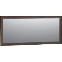 Brauer Citrine Spiegel 160x70cm - Frame Massief Eiken - Lamellen Eiken Zwart - Rechthoekig - Spiegels, Badkamerspiegels - 8720359338730
