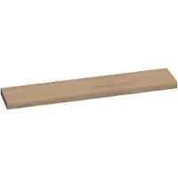 Brauer Creek Topblad Vrijhangend 240,2x50cm - Massief Eiken - Lamellen Eiken Naturel - Badkamermeubels, Wastafelbladen - 8720359347978