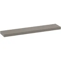 Brauer Creek Topblad Vrijhangend 240,2x50cm - MDF - Mat Taupe - Badkamermeubels, Wastafelbladen - 8720359388872