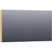 Brauer Impress Spiegelkast 119x70cm MFC 2 Deuren - Forest Tan - Spiegels, Spiegelkasten - 8720359344960