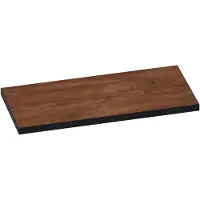 Brauer Ocean Edge Topblad 99,6x46cm - MFC - Forest Cacao - Badkamermeubels, Wastafelbladen - 8720359377272