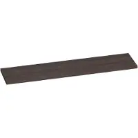 Brauer Ocean Medium Topblad 198,6x46cm - Massief Eiken - Lamellen Eiken Zwart - Badkamermeubels, Wastafelbladen - 8720359347114