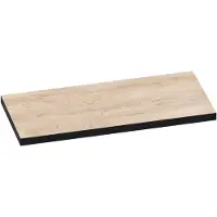 Brauer Ocean Edge Topblad 99,6x46cm - MFC - Forest Wheat - Badkamermeubels, Wastafelbladen - 8720359377180