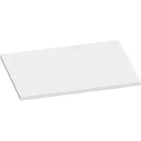 Brauer Ocean Slim Topblad 59,6x46cm - MDF - Mat Wit - Badkamermeubels, Wastafelbladen - 8720359348579