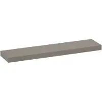 Brauer Creek Topblad Vrijhangend 198,6x50cm - MDF - Mat Taupe - Badkamermeubels, Wastafelbladen - 8720359388858