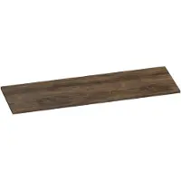 Brauer Ocean Slim Topblad 139,4x46cm - MFC - Grove - Badkamermeubels, Wastafelbladen - 8720359349194