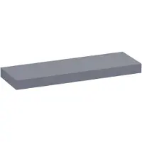 Brauer Creek Topblad Vrijhangend 139,4x50cm - MDF - Mat Grijs - Badkamermeubels, Wastafelbladen - 8720359388926