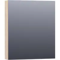 Brauer Impress Spiegelkast 59x70cm MFC 1 Deur - Linksdraaiend - Sunlit - Spiegels, Spiegelkasten - 8720359345493