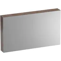 Brauer Impress Deluxe Spiegelkast 119x70cm MFC 2 Deuren Met Indirecte LED Verlichting Binnen/onder - Erosion - Spiegels, Spiegelkasten - 8720359387455