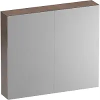 Brauer Impress Spiegelkast 80x70cm MFC 2 Deuren - Erosion - Spiegels, Spiegelkasten - 8720359387615