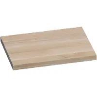 Brauer Ocean Medium Topblad 59,6x46cm - Massief Eiken - Lamellen Eiken Wit - Badkamermeubels, Wastafelbladen - 8720359347497