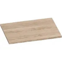 Brauer Ocean Slim Topblad 59,6x46cm - MFC - Sunlit - Badkamermeubels, Wastafelbladen - 8720359350268