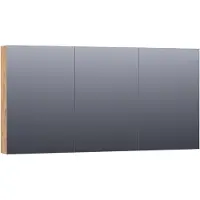 Brauer Impress Spiegelkast 139x70cm MFC 3 Deuren - Chateau - Spiegels, Spiegelkasten - 8720359345226
