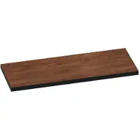 Brauer Ocean Edge Topblad 119,6x46cm - MFC - Forest Cacao - Badkamermeubels, Wastafelbladen - 8720359377289