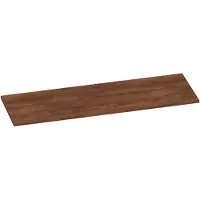 Brauer Ocean Slim Topblad 139,4x46cm - MFC - Forest Cacao - Badkamermeubels, Wastafelbladen - 8720359349347