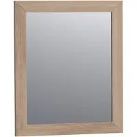 Brauer Citrine Spiegel 60x70cm - Frame Massief Eiken - Lamellen Eiken Naturel - Rechthoekig - Spiegels, Badkamerspiegels - 8720359338907